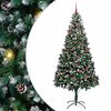 vidaXL K&uuml;nstlicher Weihnachtsbaum Gr&uuml;n 210 cm
