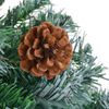 vidaXL Künstlicher Weihnachtsbaum Grün 180 cm PVC und Stahl
