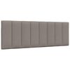 vidaXL Bettgestell ohne Matratze "Hanko" Taupe 120x200 cm Stoff