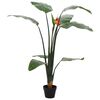 vidaXL K&uuml;nstliche Strelitzia-Pflanze Gr&uuml;n 70 x 18 x 155 cm