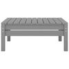 vidaXL 7-tlg. Garten-Lounge-Set Grau Kiefer Massivholz