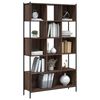 vidaXL Bücherregal Braun Eichen-Optik 102x28x172 cm Holzwerkstoff