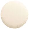 vidaXL Sitzkissen 2 pcs Creme &Oslash; 50 cm Cordstoff