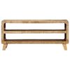 vidaXL TV-Schrank 105x46x32 cm Raues Massivholz Mango