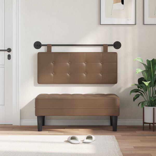 vidaXL H&auml;ngevorderseite Wandmontiert Kunstleder