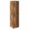 vidaXL Eckregal Altholz-Optik 33x33x132 cm Holzwerkstoff