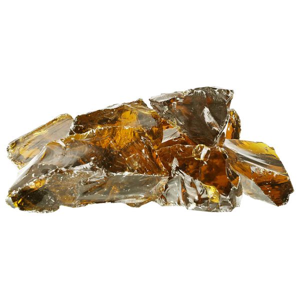 vidaXL Gartensteine Braun 12 cm Glas