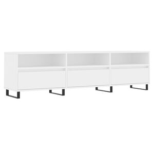 vidaXL TV-Schrank Wei&szlig; 150x30x44,5 cm Holzwerkstoff