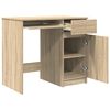 vidaXL Schreibtisch Sonoma-Eiche 86x49x76 cm Holzwerkstoff