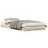 vidaXL Bodenbettrahmen Natur 213,5 x 104 x 9 cm Massives Kiefernholz