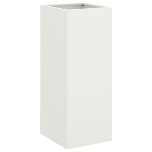 vidaXL Pflanzk&uuml;bel Wei&szlig; 32x29x75 cm Stahl
