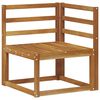 vidaXL Outdoor-Sofagarnitur 4 St&uuml;ck Natur Massivholz Akazie