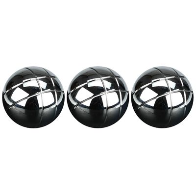 Get & Go Spiel Boule-Set 3 Kugeln Silbern COC 52JP-COC-Uni