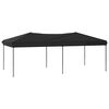 vidaXL Partyzelt Faltbar Schwarz 3x6 m