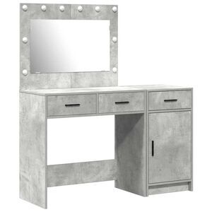 vidaXL Schminktisch 2 Stk. Grau 40 x 41 x 75 cm Holzwerkstoff