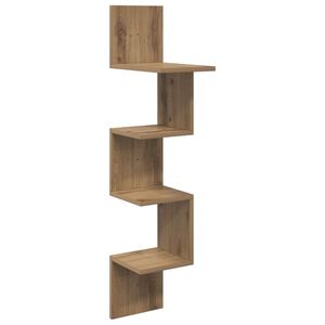 vidaXL Wandregal Wandhalterung Artisan-Eiche 32 x 21 x 107 cm