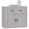 vidaXL Sideboard Grau Sonoma 80x33x70 cm Holzwerkstoff