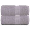 vidaXL G&auml;stet&uuml;cher FROGN 2 Stk. Grau 30x50 cm 360 g/m&sup2;
