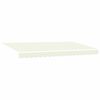 vidaXL Ausziehbare Markise Creme 400 x 200 cm Polyester und Aluminium