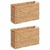 vidaXL Zeitschriftenk&ouml;rbe 2 pcs Natur 39 x 14 x 25 cm Wasserhyazinthe