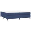 vidaXL Boxspringbettgestell Blau 200x200 cm Stoff