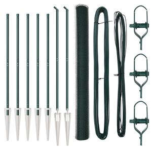 vidaXL Zaunpfosten Gr&uuml;n