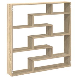 vidaXL W&uuml;rfelregal 7 F&auml;cher Sonoma-Eiche Holzwerkstoff