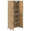 vidaXL Highboard 2 pcs Artisan-Eiche Holzwerkstoff