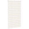 vidaXL Doppelrollo Marmorbeige 130x200cm Stoffbreite 125,9 cm Polyester