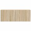 vidaXL 3-tlg. TV-Schrank-Set Sonoma-Eiche Holzwerkstoff