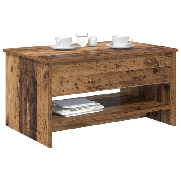 vidaXL Couchtisch Altholz 80 x 50,5 x 41,5 cm Holzwerkstoff