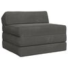 vidaXL Klappsofa Bett Dunkelgrau 70 x 60 x 49 cm Samt