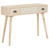 vidaXL Konsolentisch mit 3 Schubladen 100x30x73 cm Massivholz Kiefer