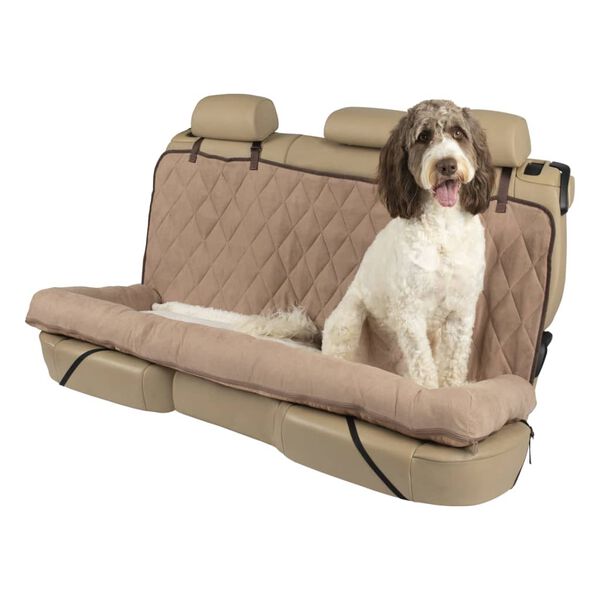 Happy Ride Hundebett Car Cuddler Gro&szlig; Braun