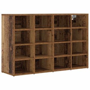 vidaXL Schuhschrank 103 x 30 x 67 cm Holzwerkstoff Altholz