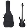 vidaXL E-Bass f&uuml;r Anf&auml;nger mit Tasche Schwarz 4/4 46