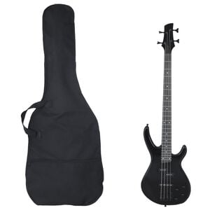 vidaXL E-Bass f&uuml;r Anf&auml;nger mit Tasche Schwarz 4/4 46