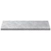vidaXL Treppe Tritt Rechtwinklig 10 pcs Silber 60 x 18 cm Aluminium