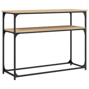 vidaXL Konsolentisch Sonoma-Eiche 100x35,5x75 cm Holzwerkstoff