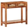 vidaXL Konsolentisch 86x30x76 cm Altholz Massiv