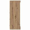 vidaXL LED-Sideboard Artisan-Eiche 60,5 x 37 x 100 cm Holzwerkstoff
