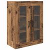 vidaXL Highboard Wandmontiert Altholz 69,5 x 34 x 180 cm Holzwerkstoff