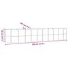 vidaXL Hochbeet Verzinkter Stahl 396x100x68 cm Grau