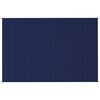 vidaXL Gewichtsdecke Blau 120x180 cm 5 kg Stoff