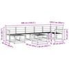 vidaXL Outdoor-Sofagarnitur 8 pcs Natur Massivholz Akazie