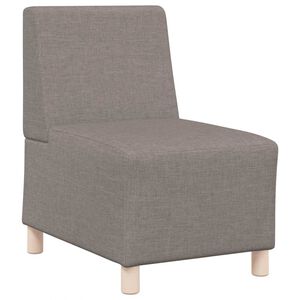 vidaXL Modulares Sofa ohne Armlehnen Beige 55 cm Stoff