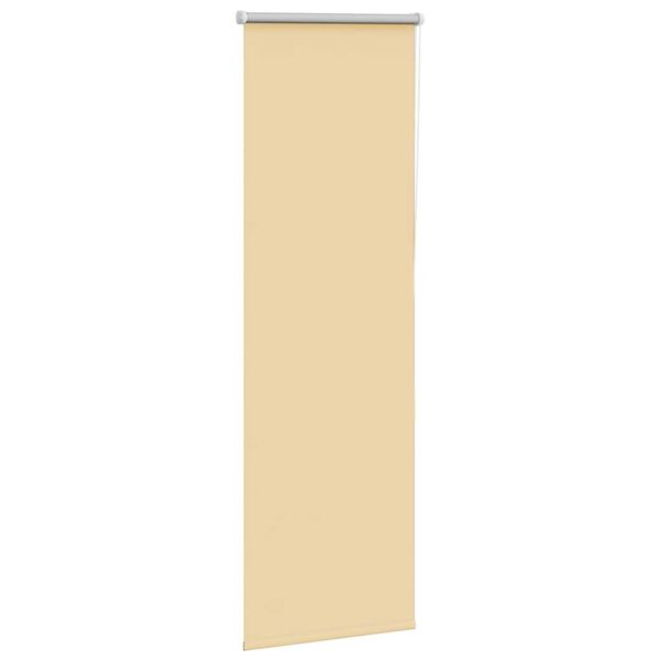 vidaXL Verdunkelungsrollo Beige 45x175cm Stoffbreite 40,7 cm Polyester