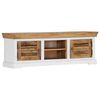 vidaXL TV-Schrank 118x30x40 cm Massivholz Mango