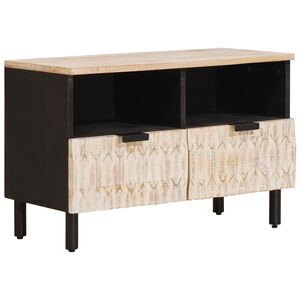 vidaXL TV-Schr&auml;nk Wei&szlig;e gewaschene Oberfl&auml;che 70 x 33 x 46 cm