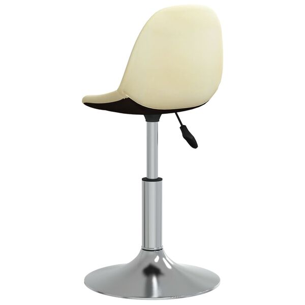 vidaXL Esszimmerstuhl Creme Stoff